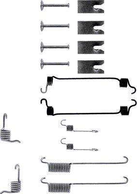 Textar 97011400 - Piederumu komplekts, Bremžu loki www.autospares.lv