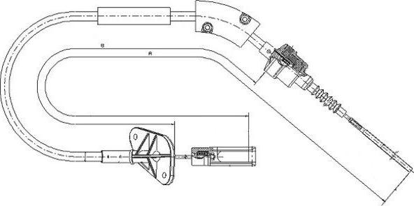 Textar 58006000 - Trose, Sajūga pievads www.autospares.lv