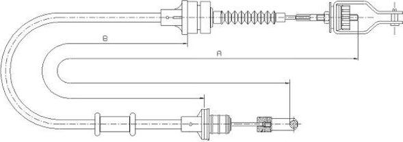 Textar 58014500 - Trose, Sajūga pievads www.autospares.lv