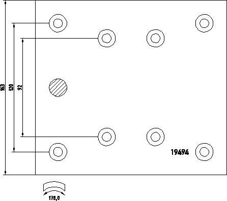 Textar 1949402 - Bremžu uzliku kompl., Trumuļu bremzes www.autospares.lv