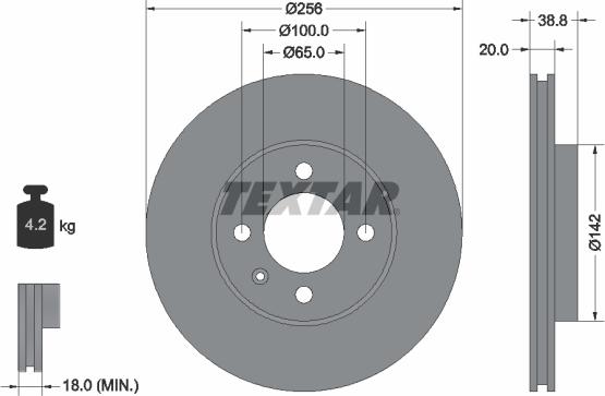 Textar 89000600 - Дисковый тормозной механизм, комплект www.autospares.lv