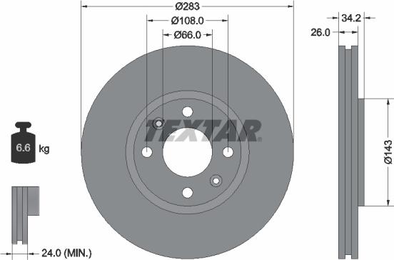 Textar 89014600 - Дисковый тормозной механизм, комплект www.autospares.lv