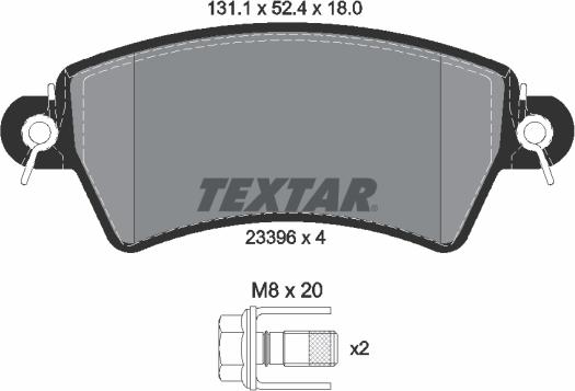 Textar 89015300 - Bremžu komplekts, Disku bremzes autospares.lv