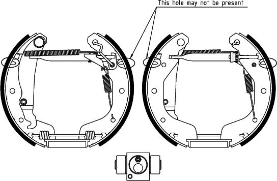 Textar 84058100 - Bremžu loku komplekts www.autospares.lv