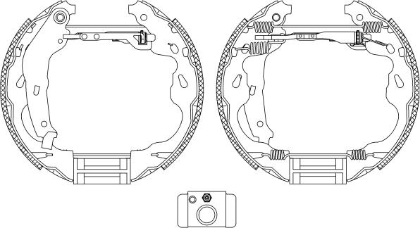 Textar 84064502 - Bremžu loku komplekts www.autospares.lv