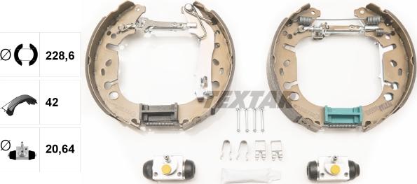 Textar 84065400 - Brake Shoe Set www.autospares.lv