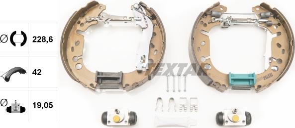 Textar 84065402 - Brake Shoe Set www.autospares.lv