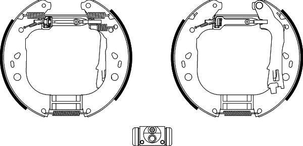 Textar 84062001 - Bremžu loku komplekts autospares.lv