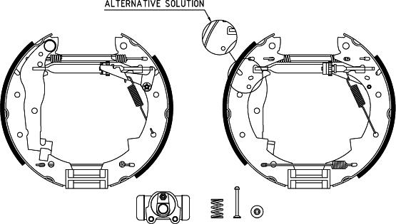 Textar 84030403 - Bremžu loku komplekts autospares.lv