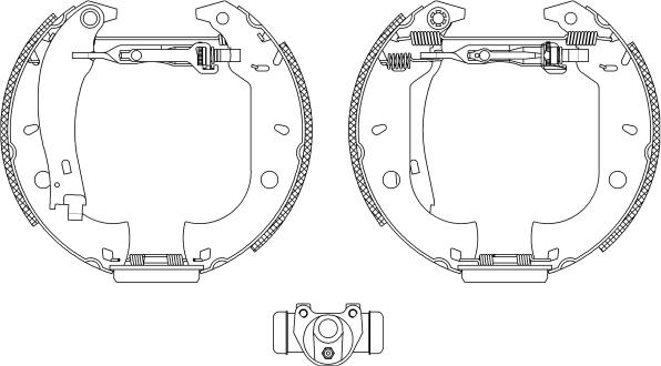 Textar 84037001 - Bremžu loku komplekts autospares.lv