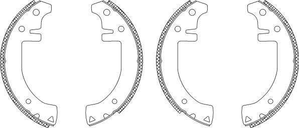 Textar 83003600 - Bremžu loku komplekts autospares.lv