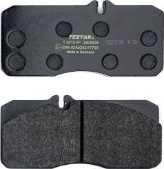 Textar 2905503 - Brake Pad Set, disc brake www.autospares.lv