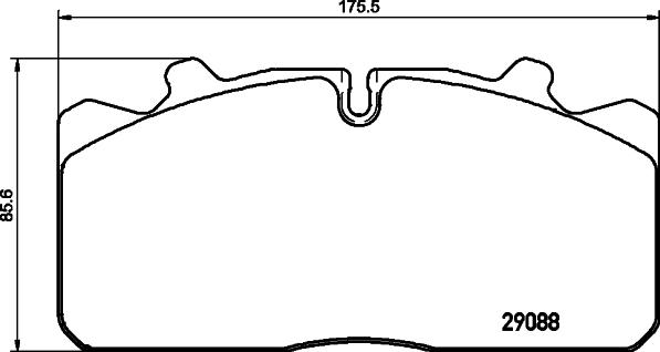 Textar 2908807 - Brake Pad Set, disc brake www.autospares.lv