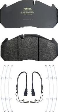 Textar 2903024 - Brake Pad Set, disc brake www.autospares.lv