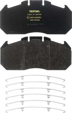 Textar 2913103 - Brake Pad Set, disc brake www.autospares.lv