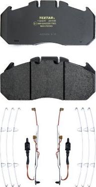 Textar 2913115 - Brake Pad Set, disc brake www.autospares.lv