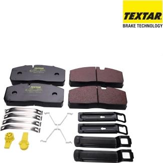 Textar 2934001 - Bremžu uzliku kompl., Disku bremzes www.autospares.lv