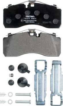 Textar 2936101 - Brake Pad Set, disc brake www.autospares.lv