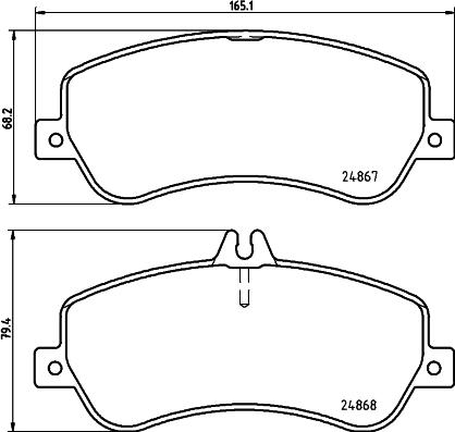 Textar 2486703 - Bremžu uzliku kompl., Disku bremzes www.autospares.lv