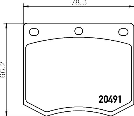 Textar 2049105 - Bremžu uzliku kompl., Disku bremzes www.autospares.lv