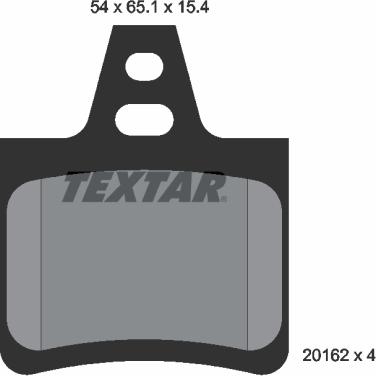 Textar 2016203 - Bremžu uzliku kompl., Disku bremzes www.autospares.lv