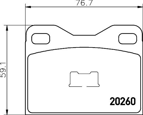 Textar 2026002 - Тормозные колодки, дисковые, комплект www.autospares.lv