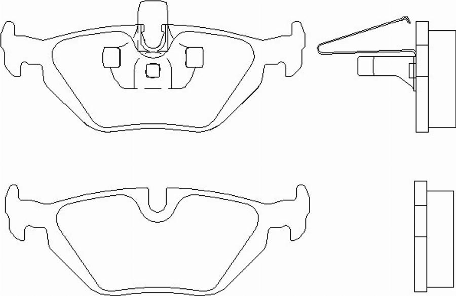 Textar 2193491 - Тормозные колодки, дисковые, комплект www.autospares.lv