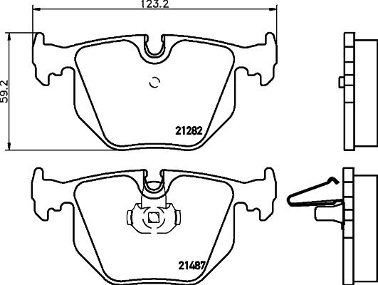 Textar 2148708 - Bremžu uzliku kompl., Disku bremzes www.autospares.lv