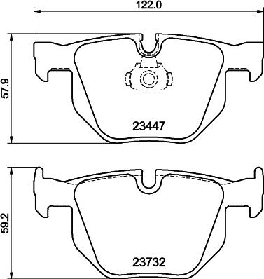 Textar 2344711 - Bremžu uzliku kompl., Disku bremzes www.autospares.lv