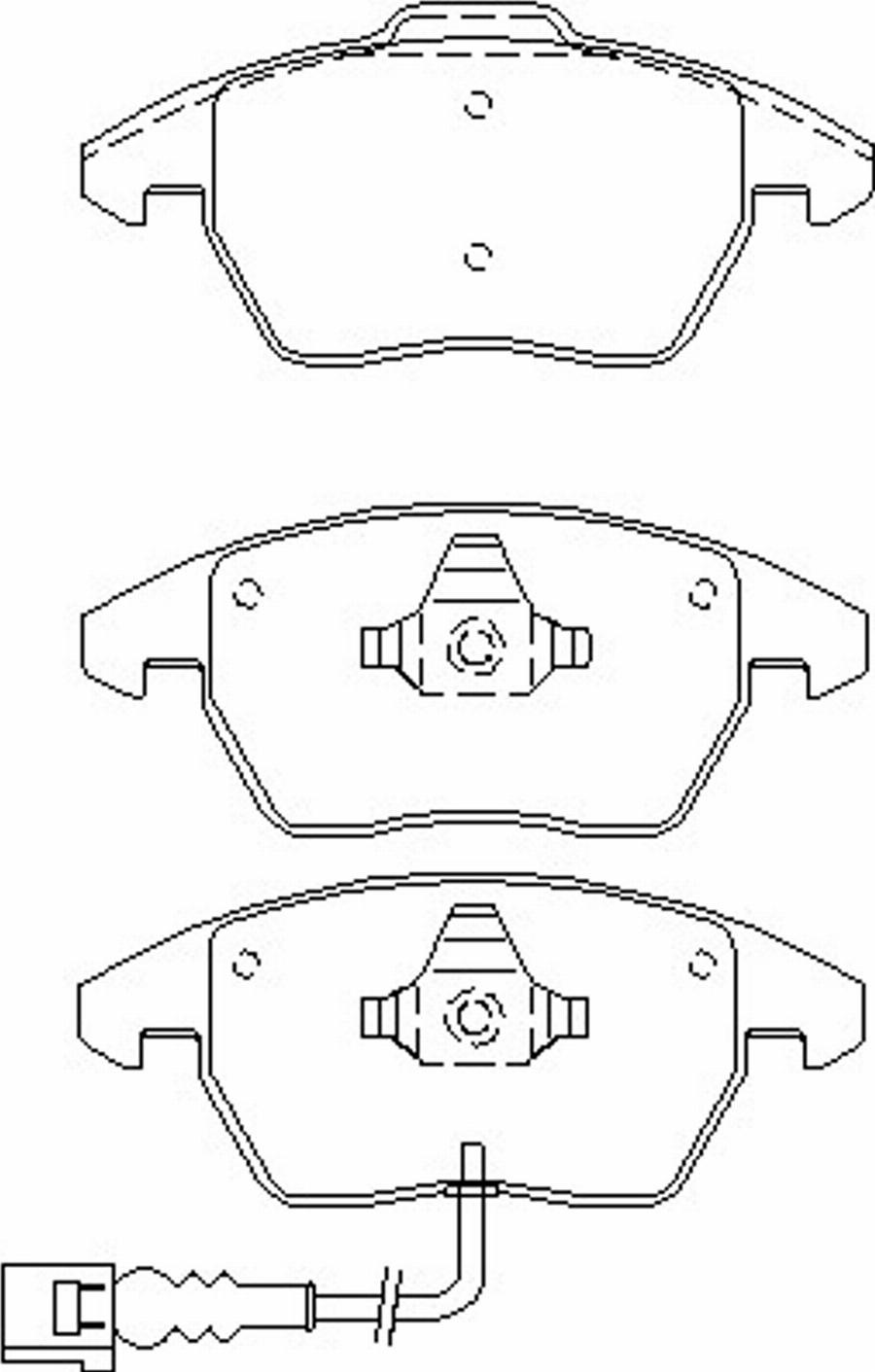 Textar 2358791 - Тормозные колодки, дисковые, комплект www.autospares.lv