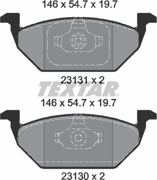 Textar 89013400 - Дисковый тормозной механизм, комплект www.autospares.lv