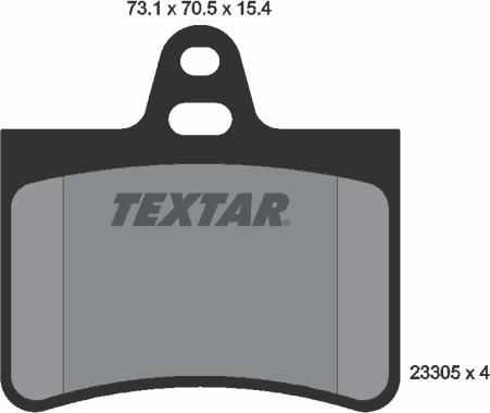 Textar 89015200 - Bremžu komplekts, Disku bremzes autospares.lv