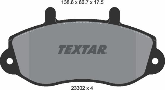 Textar 89015100 - Bremžu komplekts, Disku bremzes www.autospares.lv