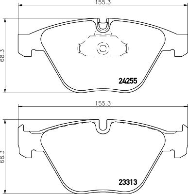 Textar 2331306 - Bremžu uzliku kompl., Disku bremzes autospares.lv