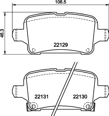 Textar 2212905 - Bremžu uzliku kompl., Disku bremzes autospares.lv