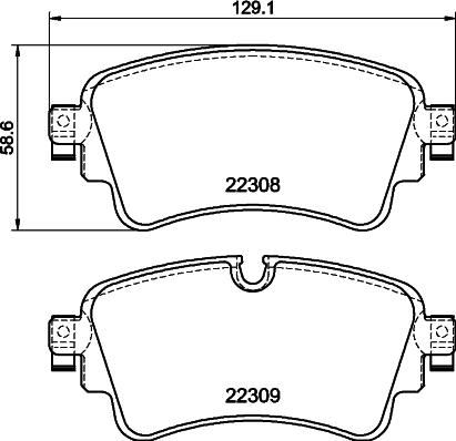 Textar 2230804 - Bremžu uzliku kompl., Disku bremzes www.autospares.lv