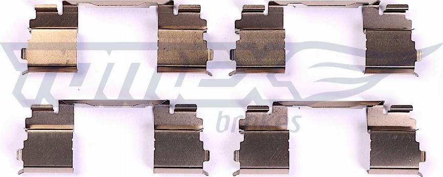 TOMEX brakes TX 44-59 - Piederumu komplekts, Disku bremžu uzlikas www.autospares.lv