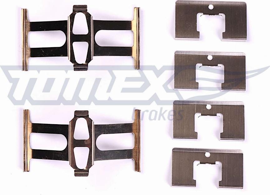 TOMEX brakes TX 44-54 - Piederumu komplekts, Disku bremžu uzlikas www.autospares.lv