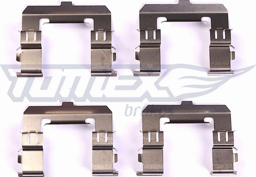 TOMEX brakes TX 44-58 - Piederumu komplekts, Disku bremžu uzlikas www.autospares.lv