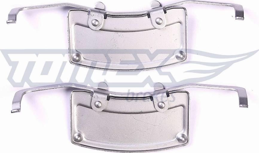 TOMEX brakes TX 44-66 - Piederumu komplekts, Disku bremžu uzlikas www.autospares.lv