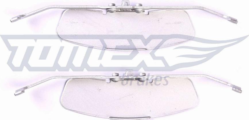 TOMEX brakes TX 44-16 - Piederumu komplekts, Disku bremžu uzlikas www.autospares.lv