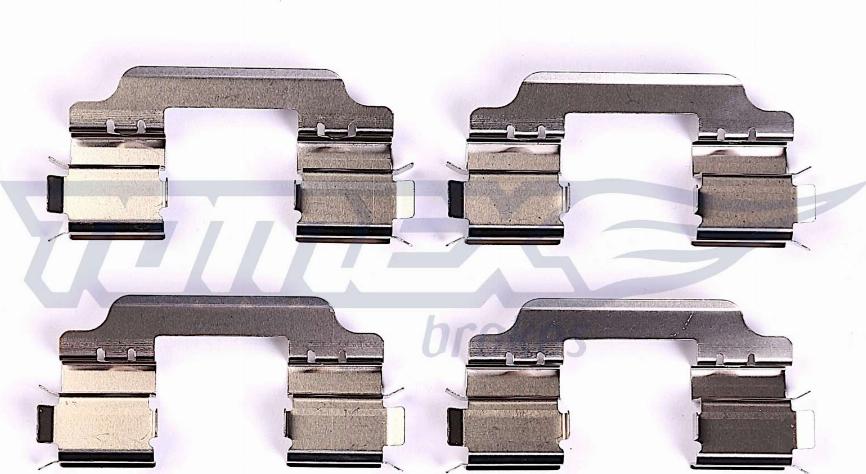 TOMEX brakes TX 44-26 - Piederumu komplekts, Disku bremžu uzlikas www.autospares.lv