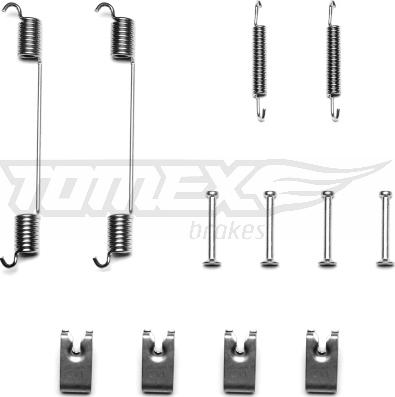 TOMEX brakes TX 40-65 - Accessory Kit, brake shoes www.autospares.lv