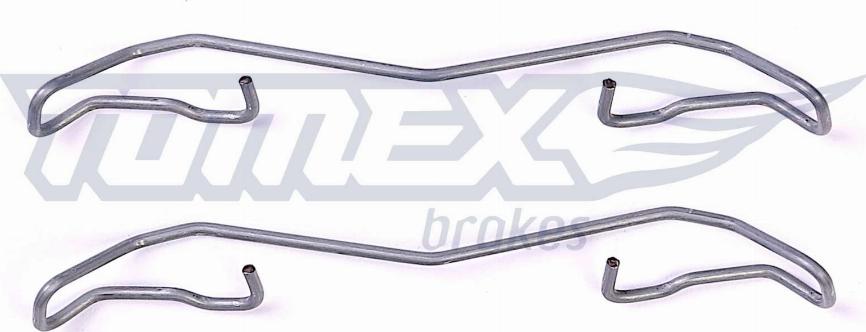 TOMEX brakes TX 43-41 - Piederumu komplekts, Disku bremžu uzlikas www.autospares.lv