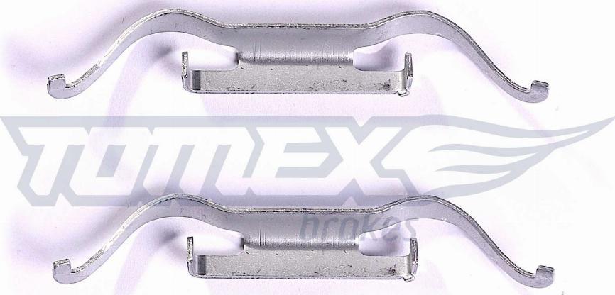 TOMEX brakes TX 43-47 - Piederumu komplekts, Disku bremžu uzlikas www.autospares.lv