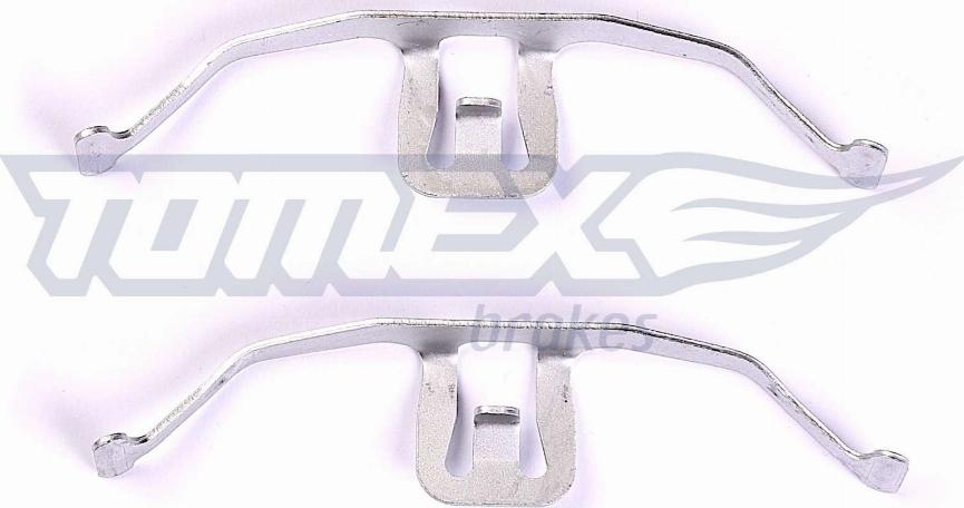 TOMEX brakes TX 43-56 - Piederumu komplekts, Disku bremžu uzlikas www.autospares.lv