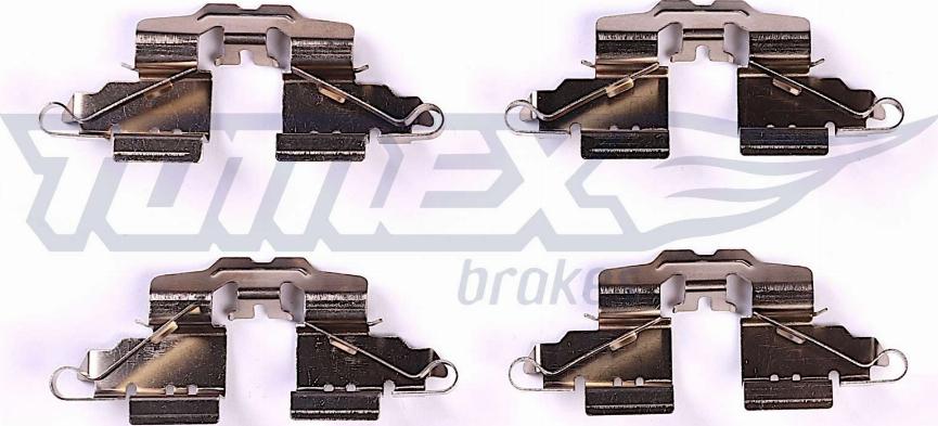 TOMEX brakes TX 43-60 - Accessory Kit for disc brake Pads www.autospares.lv