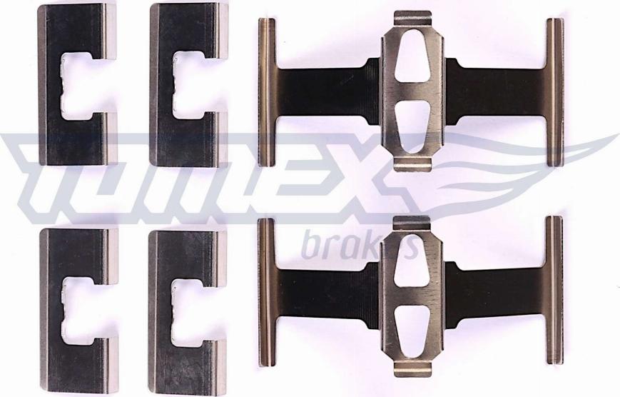 TOMEX brakes TX 43-68 - Piederumu komplekts, Disku bremžu uzlikas www.autospares.lv