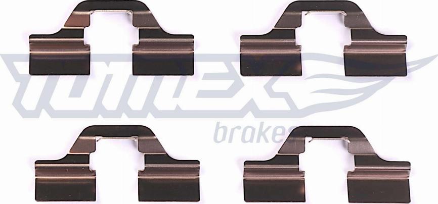 TOMEX brakes TX 43-05 - Accessory Kit for disc brake Pads www.autospares.lv