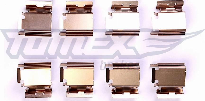 TOMEX brakes TX 43-03 - Accessory Kit for disc brake Pads www.autospares.lv